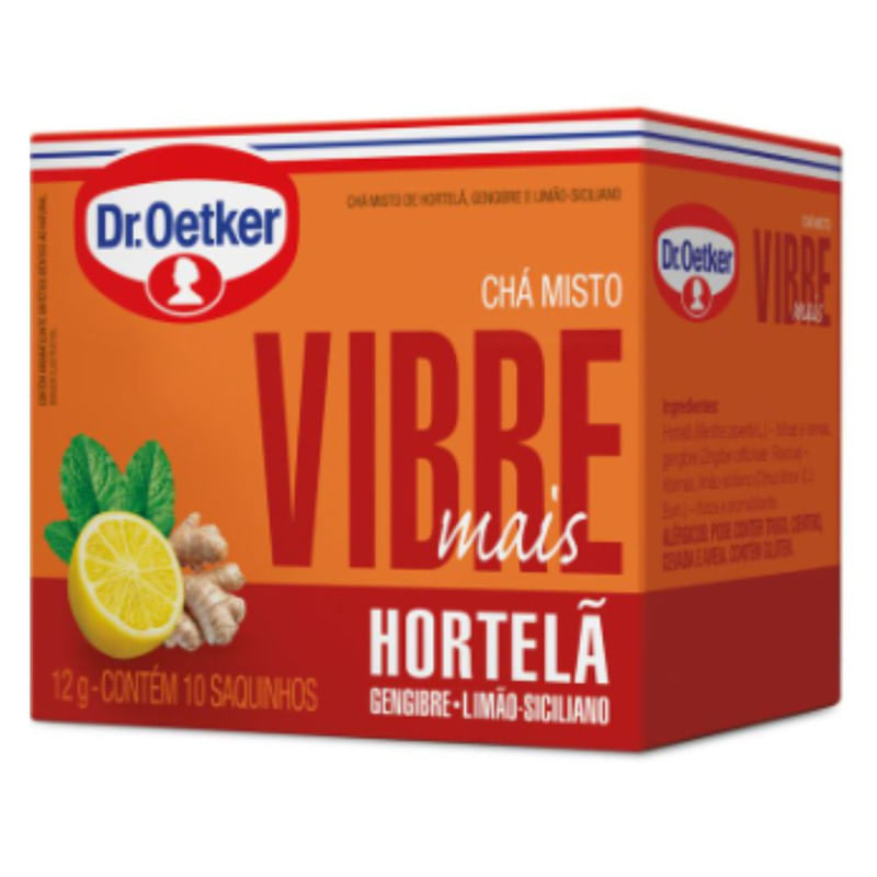 Chá Misto Vibre Mais 10 Unidades Dr Oetker 12g