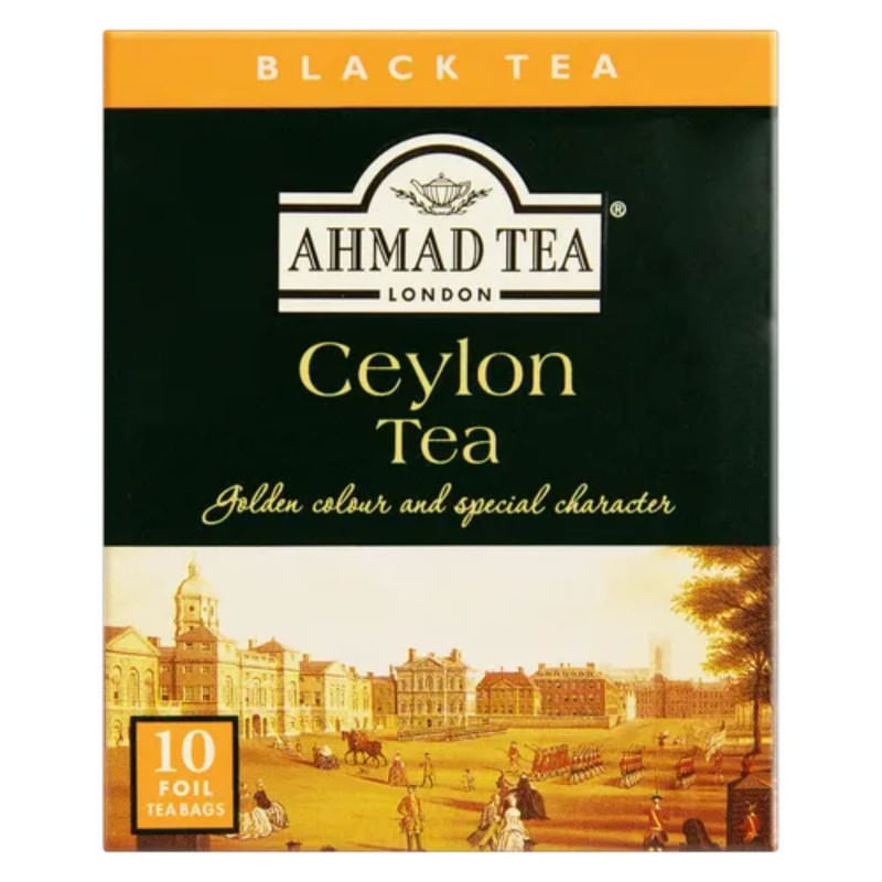 Chá Preto Ceylon Tea Ahmad Tea London 10 Unidades 20g