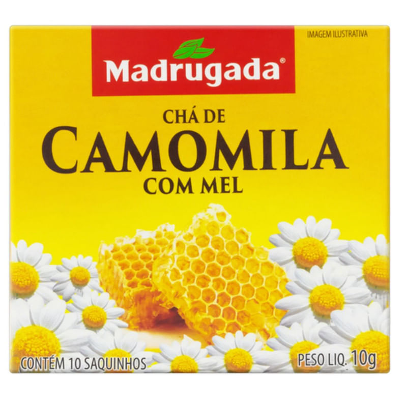 Chá de Camomila com Mel Madrugada 10 Unidades 10g