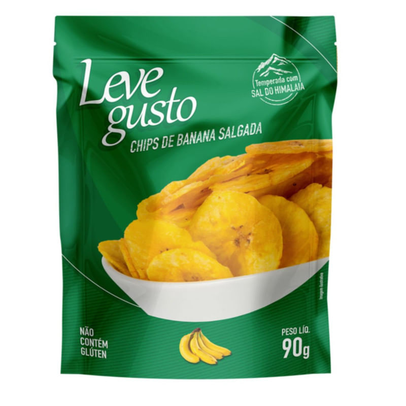 Chips de Banana Salgada Levegusto - 90g