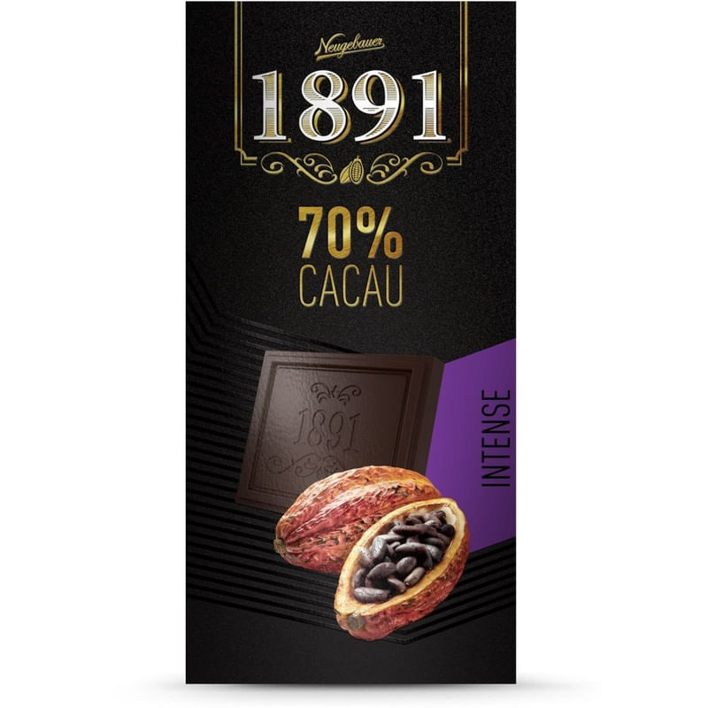 Chocolate 70% Cacau Intense Neugebauer 1891 Tablete 90g