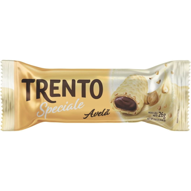 Chocolate Branco Trento Speciale Sabor Avelã 26g