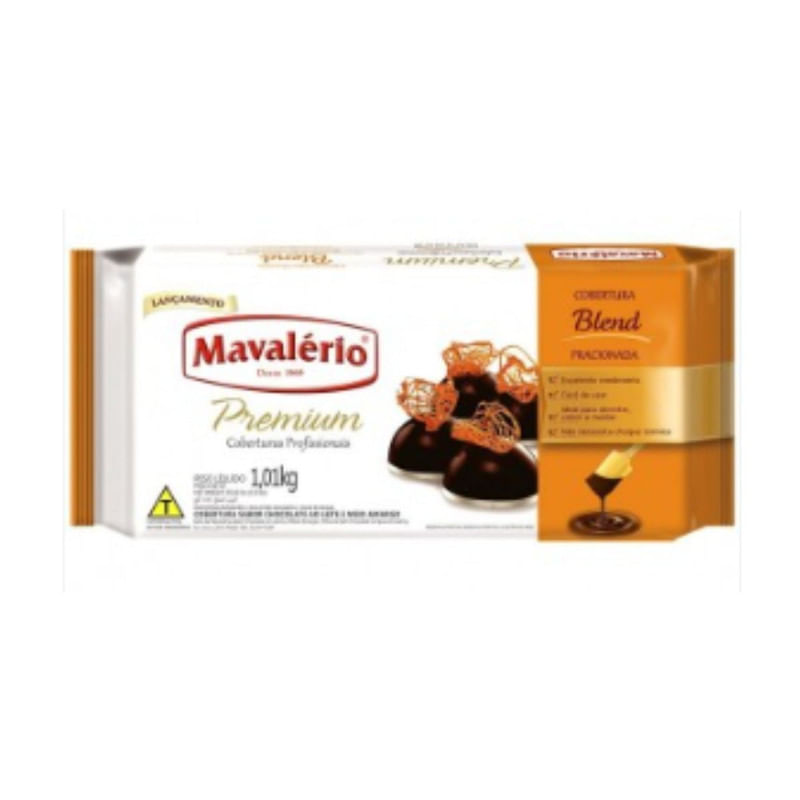 Cobertura Fracionada Chocolate Premium Mavalerio 1,01kg