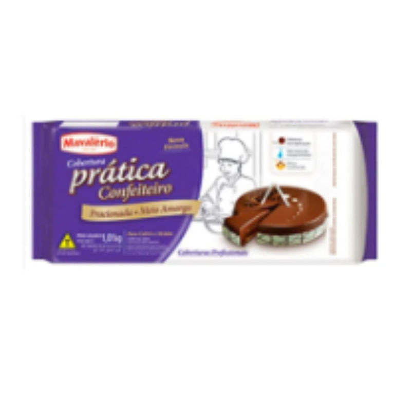 Cobertura Sabor Chocolate Meio Amargo Mavalério 1,010kg