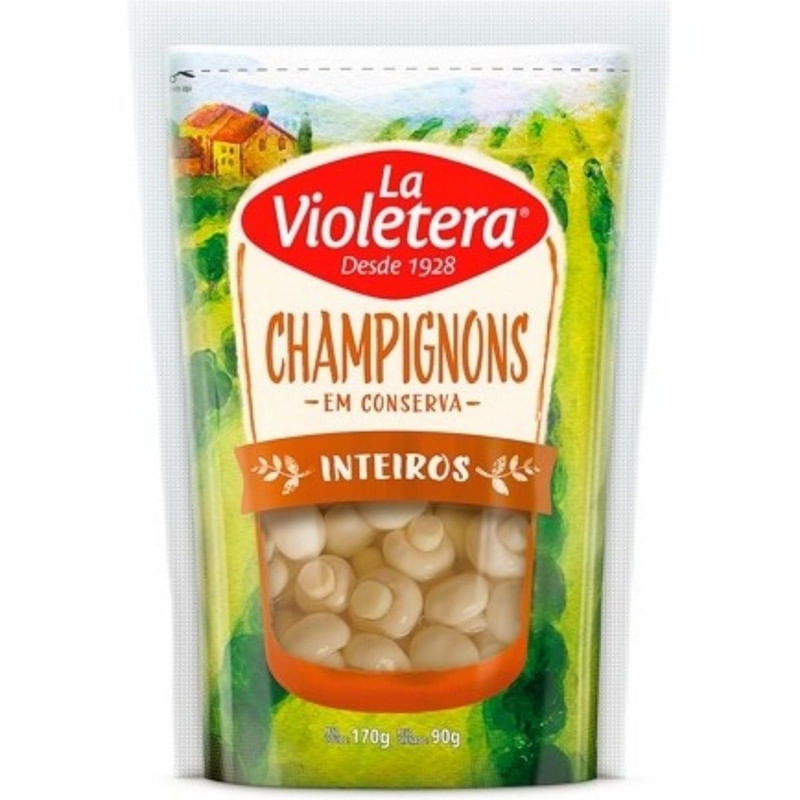 Cogumelo Champignons Inteiros La Violetera Sachê 90g