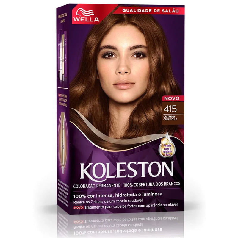 Coloração Koleston Castanho Crespúsculo 415