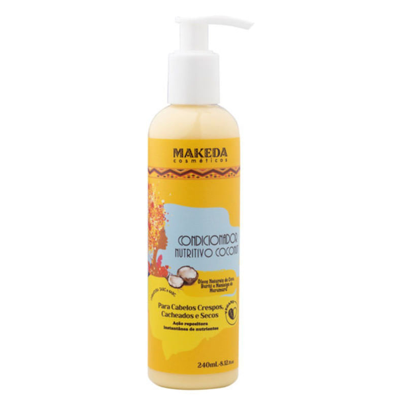 Condicionador Nutritivo Coconut Makeda 240ml