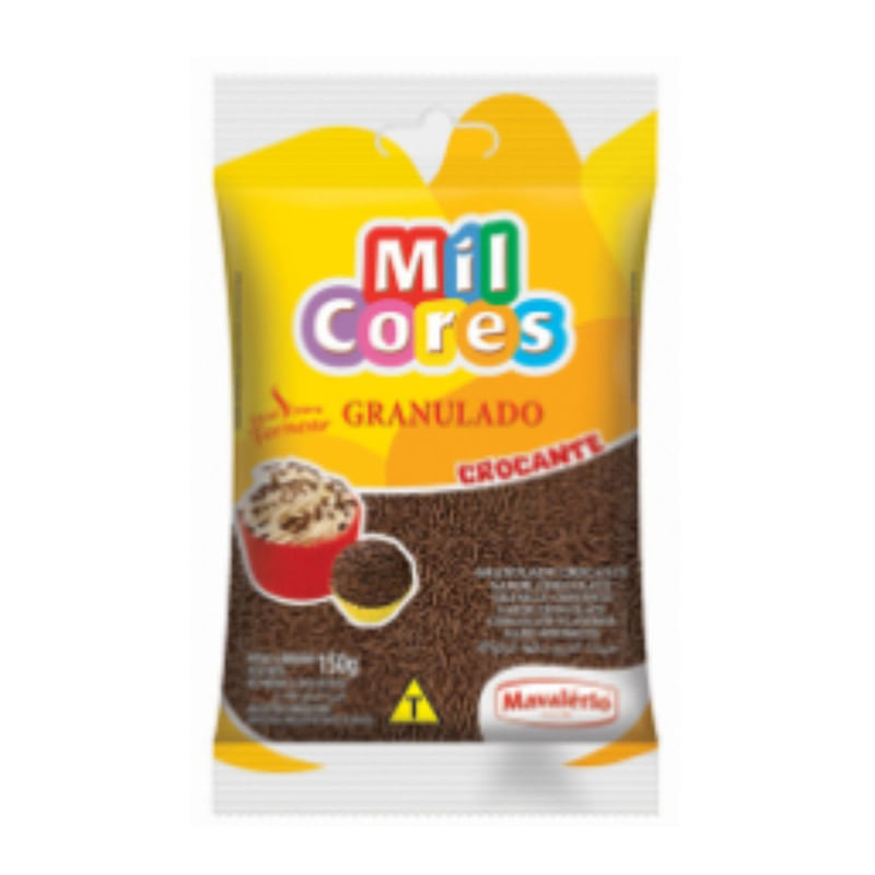 Confeito Granulado Chocolate Mil Cores  150g