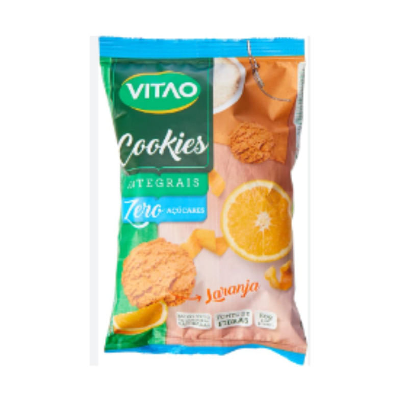 Cookie Zero Integral Sabor Laranja Vitao 80g