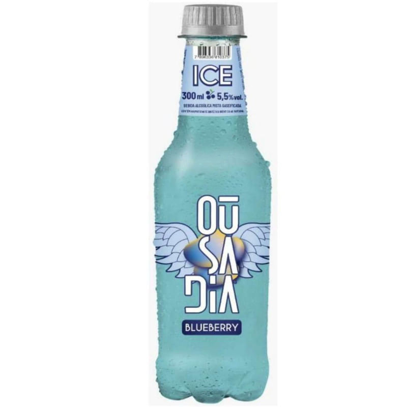 Coquetel Alcoólico Ousadia Ice Blueberry Garrafa 300ml