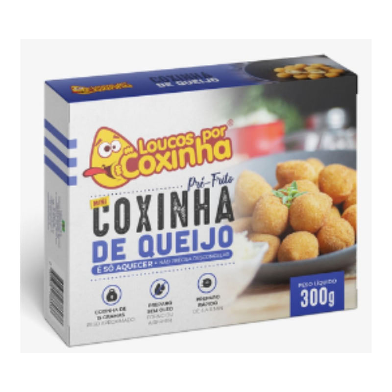 Coxinha De Queijo Loucos Por Coxinha 300g