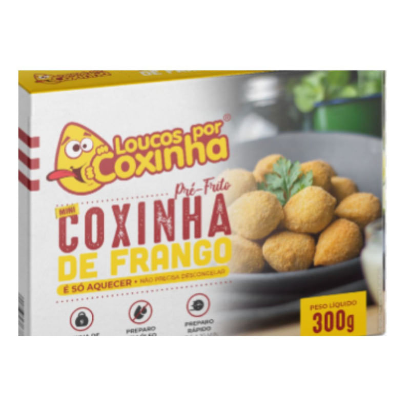 Coxinha Pocket De Frango Loucos Por Coxinha 220g