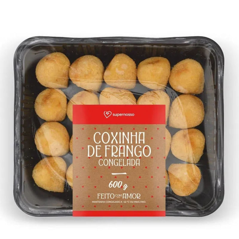 Coxinha de Frango Congelada Carrefour Bandeja 600g