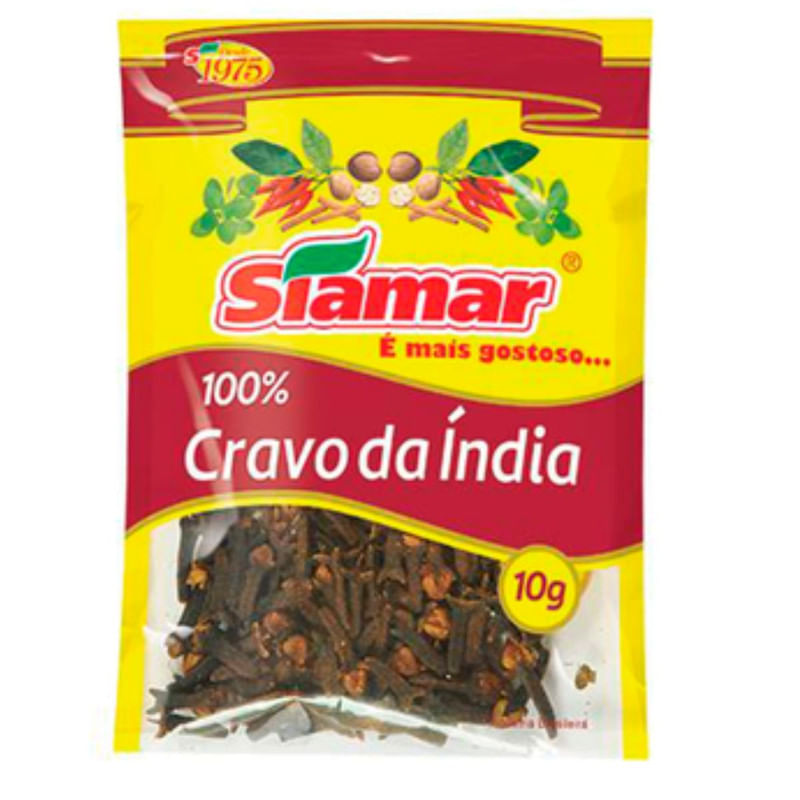 Cravo da Índia Siamar Pacote 10g