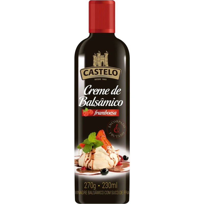 Creme Balsâmico com Framboesa Castelo 230ml