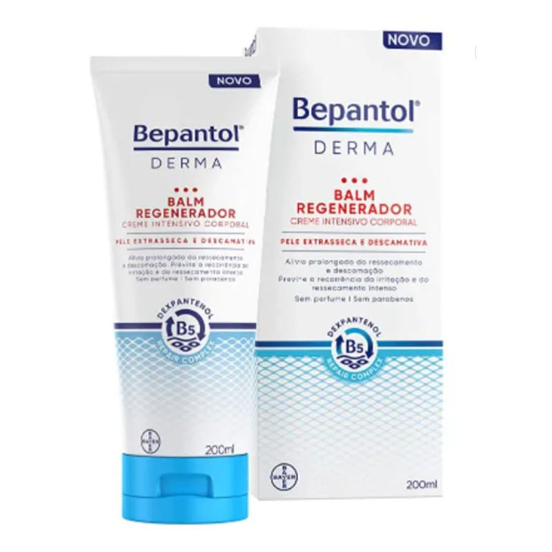 Creme Corporal Derma Balm Regenerador Bepantol Com 200ml