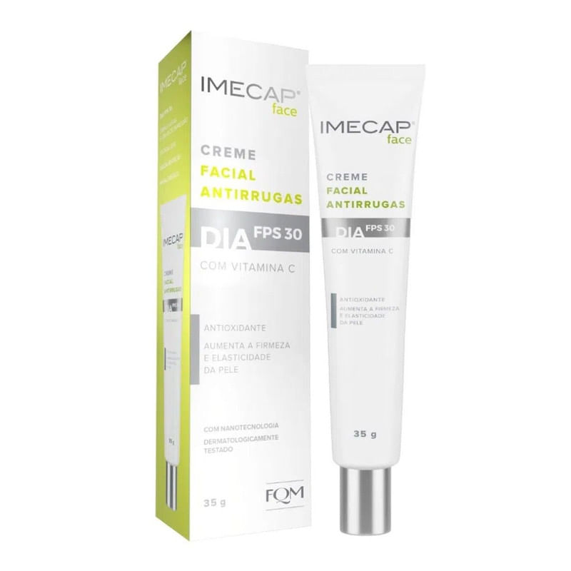 Creme Facial Antirrugas Face Dia FPS 30 Imecap Com 35g