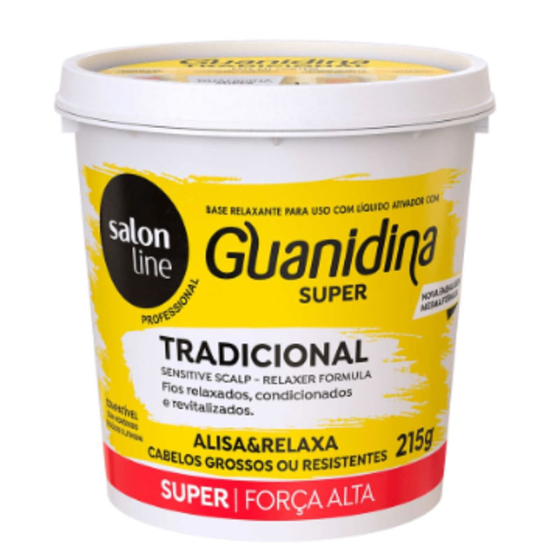 Creme Relaxante Guanidina Line Super Salon Line 215g