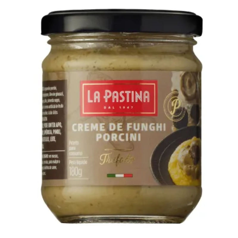 Creme de Funghi Porcini Trufado La Pastina Vidro 180g