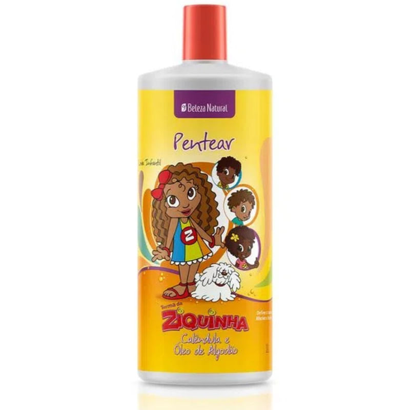 Creme de Pentear Beleza Natural Turma da Ziquinha Frasco 1L