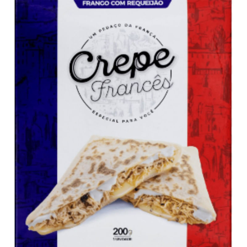 Crepe Frânces Congelado Com Frango e Requeijão Èze Crêperie150g