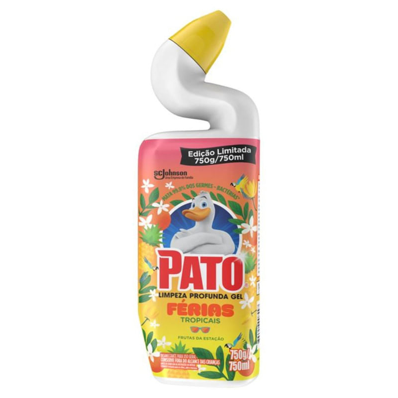 Desinfetante Pato Férias Tropicais Frutas da Estação Frasco 750ml