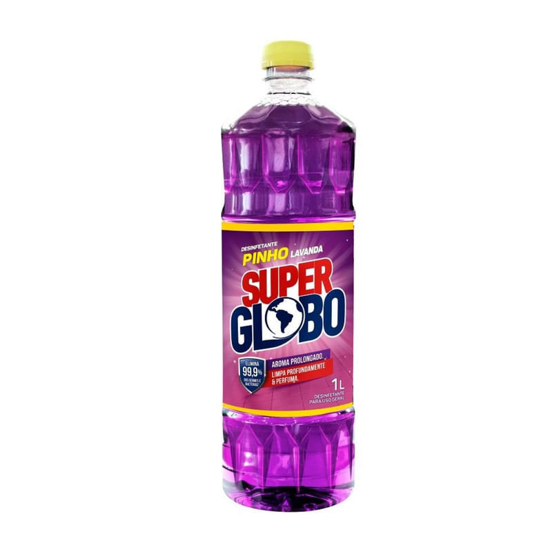 Desinfetante Super Globo Pinho Lavanda com 1 L