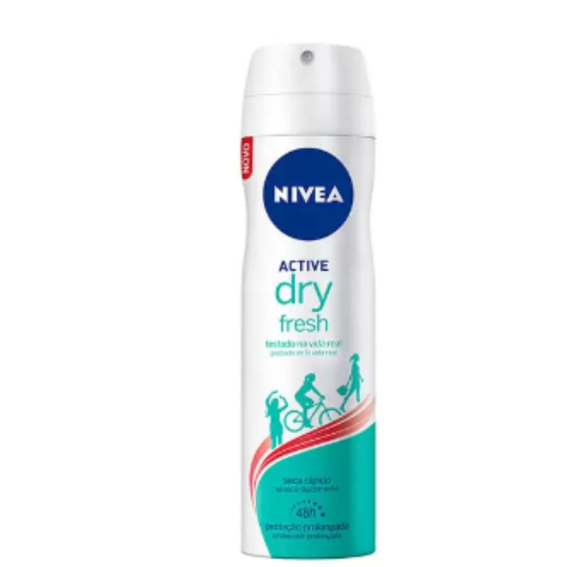 Desodorante Aerosol Antitranspirante Feminino Active Fresh Nivea 150ml