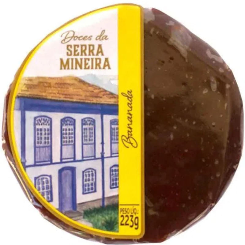 Doce Bananada Serra Mineira Pacote 223g