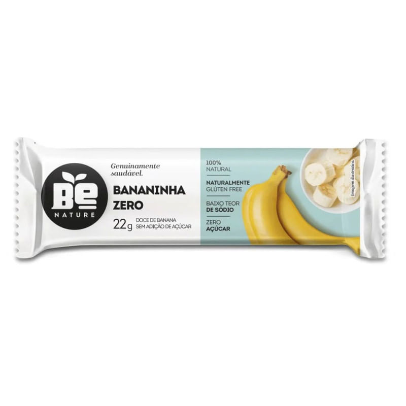 Doce Bananinha Zero Be Nature Sachê 22g