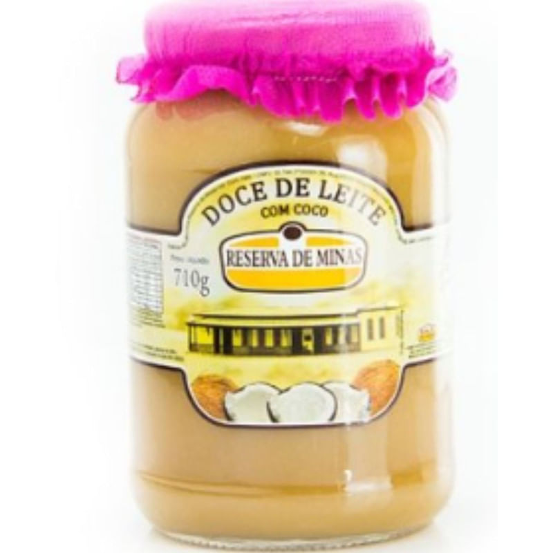 Doce De Leite Pastoso Com Coco Reserva De Minas 400g