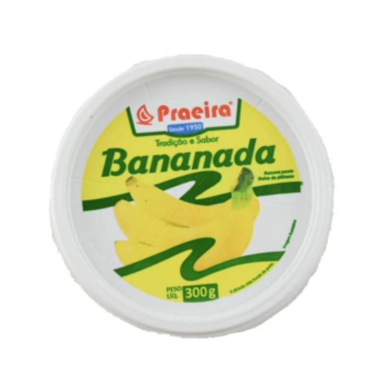 Doce de Bananada Poly Praeira 250g