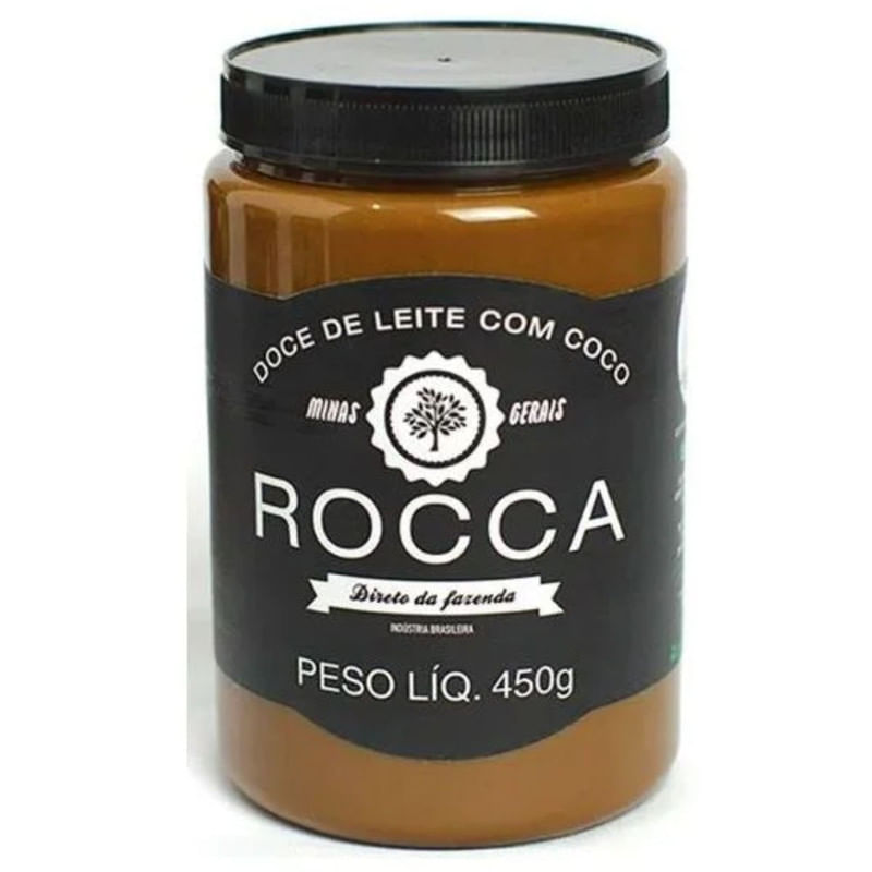 Doce de Leite com Coco Rocca Pote 450g