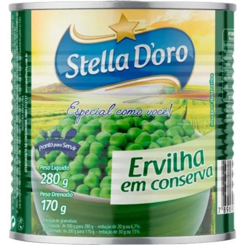 Ervilha em Conserva Stella Doro Lata 280g