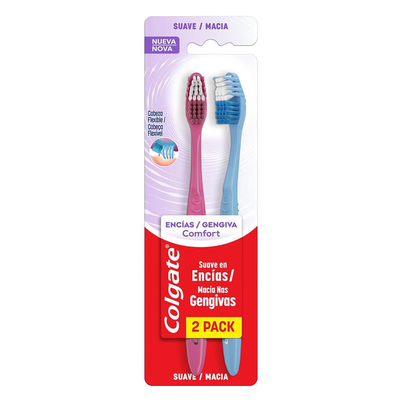 Escova Dental Gengiva Comfort Colgate Com 2 Unidades