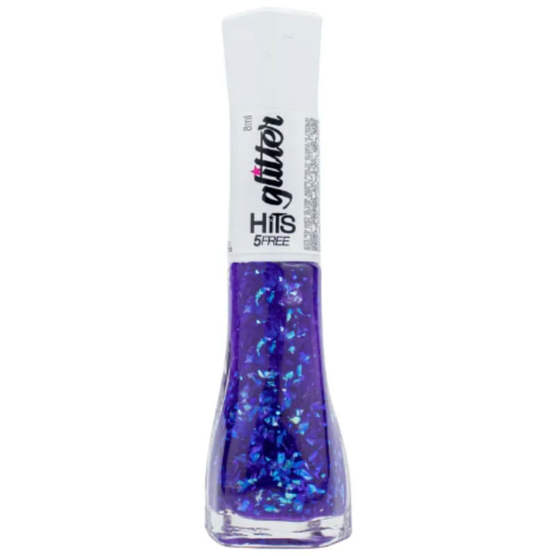 Esmalte Hits Glitter Jelly Grape com 8 ml