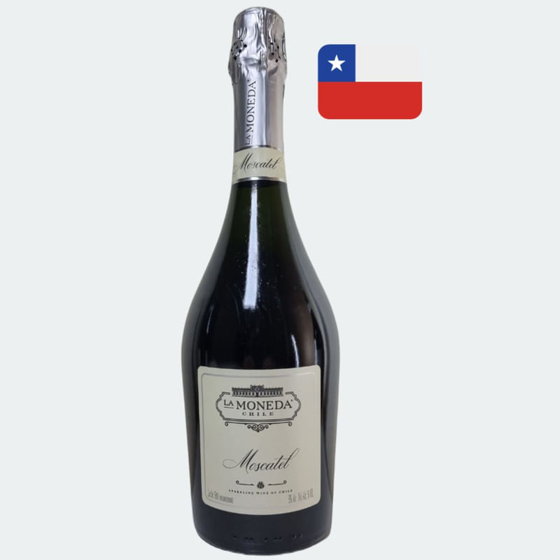 Espumante Branco Chileno Moscatel La Moneda Garrafa 750ml