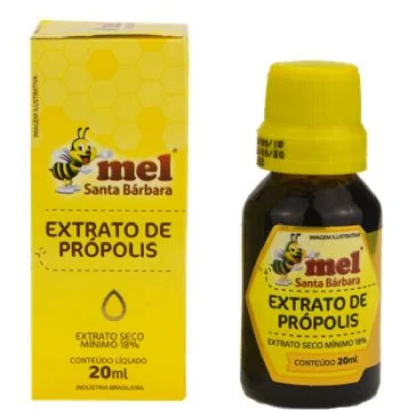 Extrato de Própolis de Mel Santa Barbara Frasco 20ml