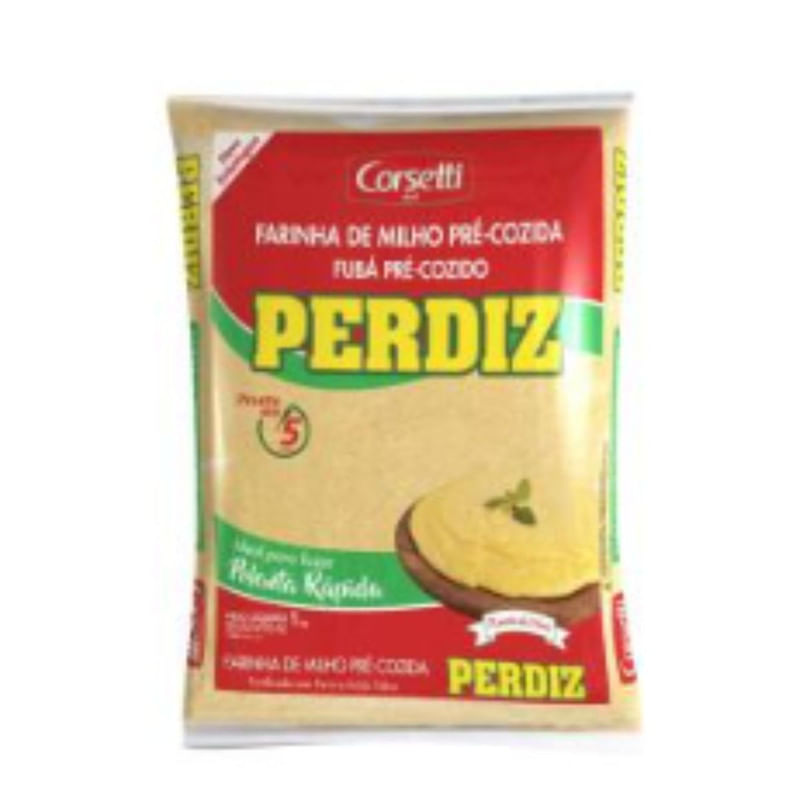 Farinha Milho Pré Cozida Perdiz 1Kg