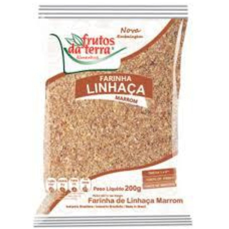 Farinha de Linhaça Marrom Frutos da Terra 200g