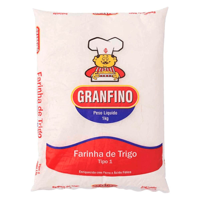 Farinha de Trigo Granfino Pacote 1Kg