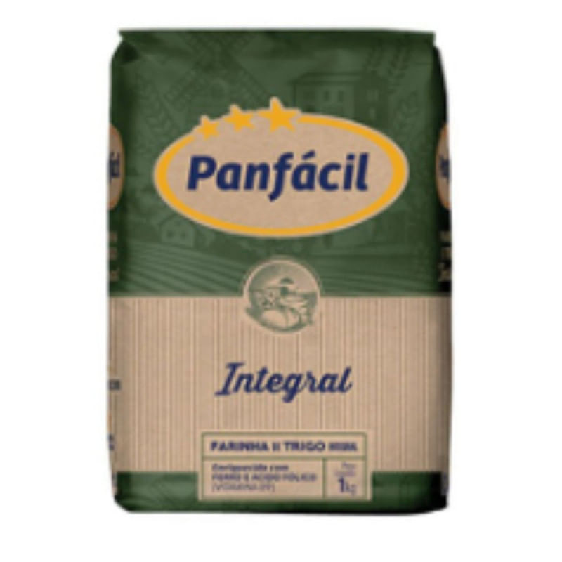 Farinha de Trigo Integral Panfacil 1kg