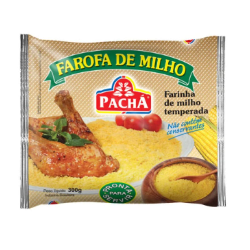 Farofa De Milho Pronta Pachá 300g