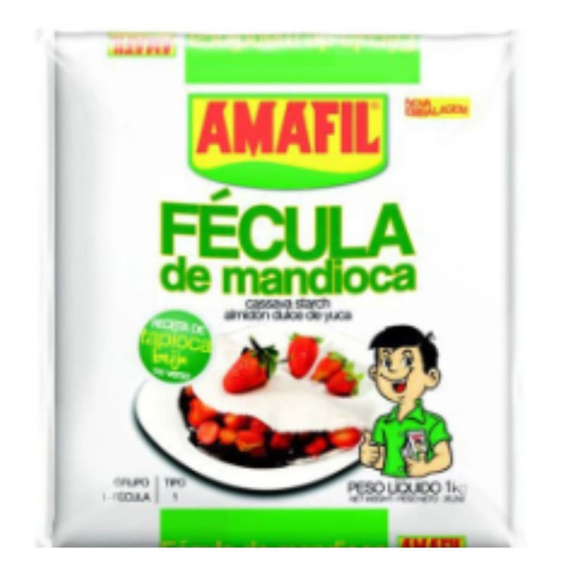 Fécula De Mandioca Amafil 1kg