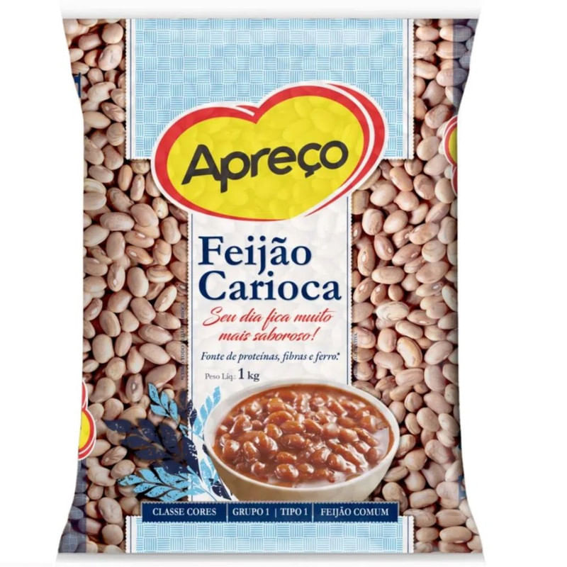 Feijão Carioca Apreço 1Kg