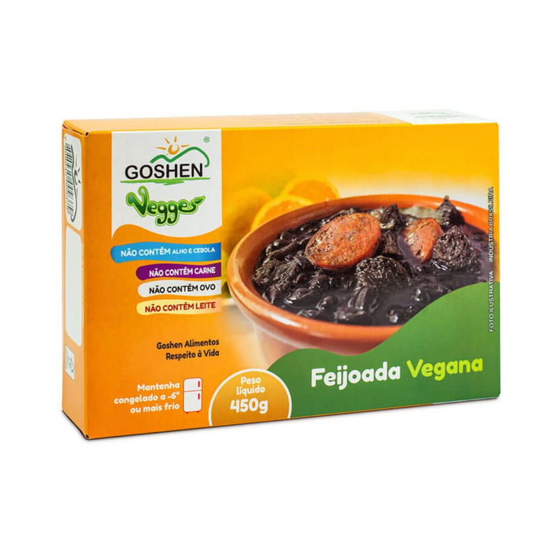 Feijoada De Soja Vegana Goshen Com 450g