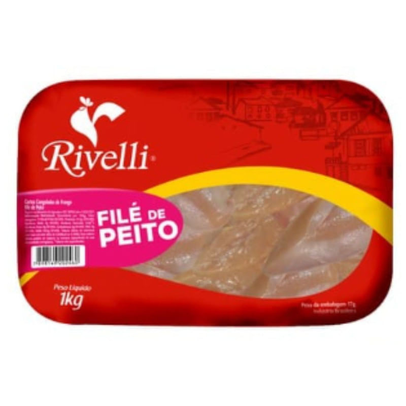 Filé De Peito Congelado Bandeja Rivelli 1Kg