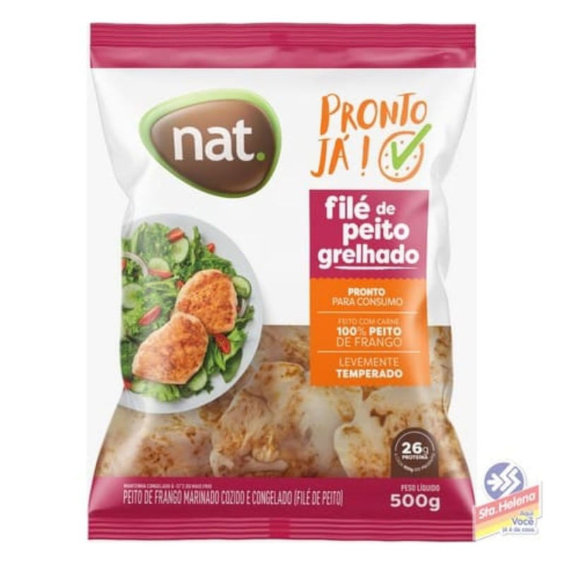 File de Peito de Frango Grelhado Nat com 500 g