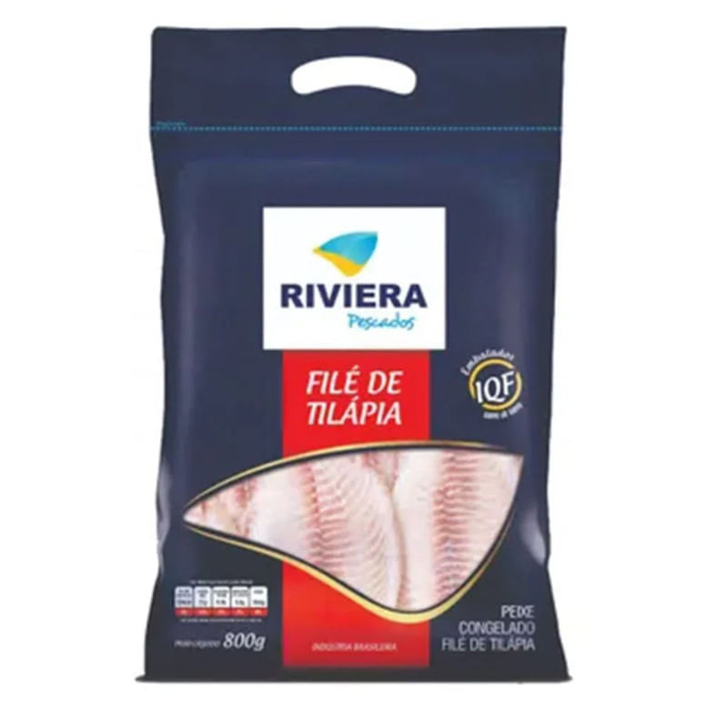 Filé de Tilápia Congelada Riviera 800g