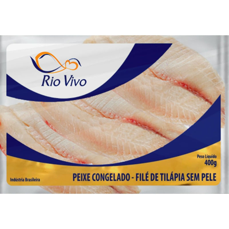 Filé de Tilápia Rio Vivo Pacote 400g